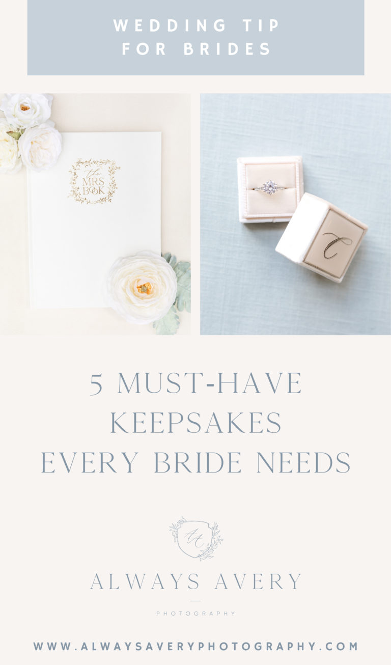 5 Must-Have Keepsakes For Every Bride | Wedding Planning Tip - Always ...