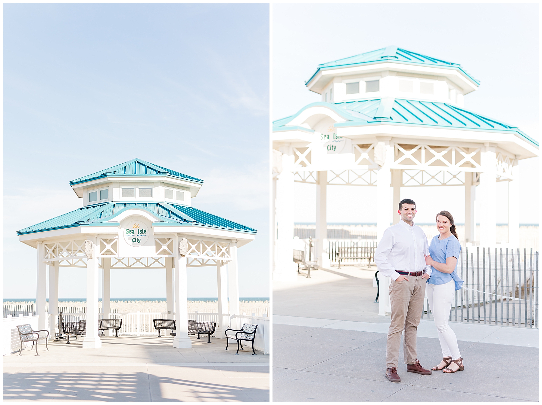 Sea Isle City engagement by Always Avery Photography, wedding photographer in Philadelphia.