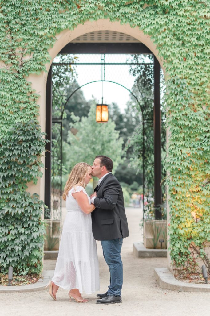 Engagement photos at Longwood Gardens